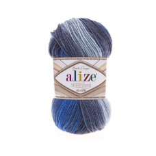 ALIZE SUPERLANA KLASIK BATIK 4761 меланж синий